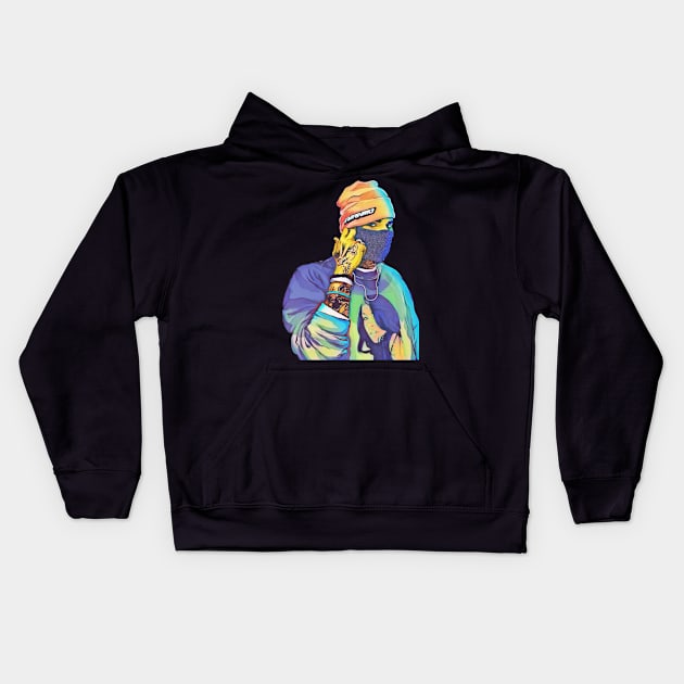 Chris brown Kids Hoodie by lilwm14@gmail.com